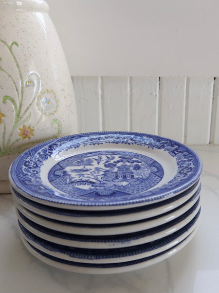 Small Blue and White China Dish